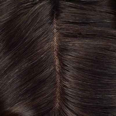 Fine Mono Base with Clear PU Perimeter Human Hair Replacement System
