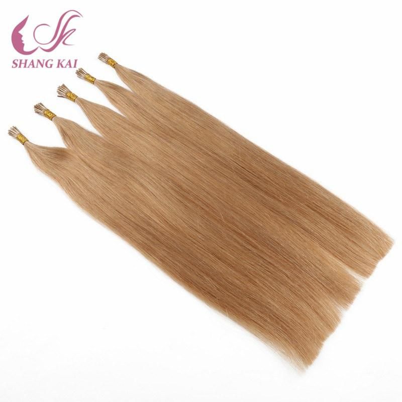 Double Drawn 100% Human Hair Stick/I-Tip Extension