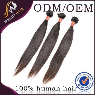 5A Grde Virgin Remy Peruvian Human Straight Hair Weaving