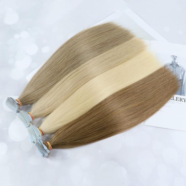 Double Drawn Human Real Brazilian Straight Human Hair Extension