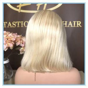 High Quality Hot Sales#613 Blond Color Full Lace Bob Human Hair Lace Wigs with Factory Price Wig-058