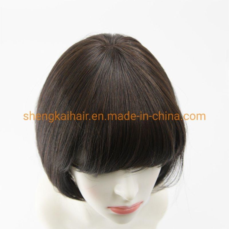 Wholesale Premium Full Handtied Human Hair Synthetic Hair Mix Hair Wigs for Women