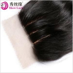 Charming 4*4 Silk Base Closure Top Swiss Lace Closure Unprocessed 100% Malaysian Middle/Three Parting