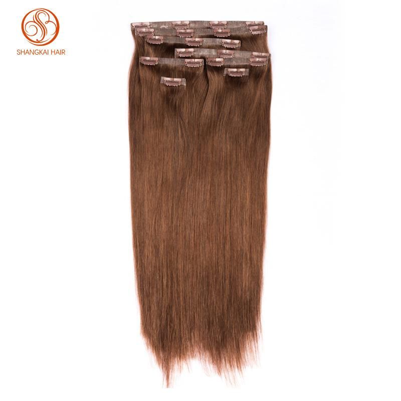 Seamless 10A Grade Wholesale Price Clip in Human Hair Extension