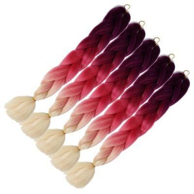 Best Selling Lowest Wholesale Price Synthetic Ombre Braiding Hair