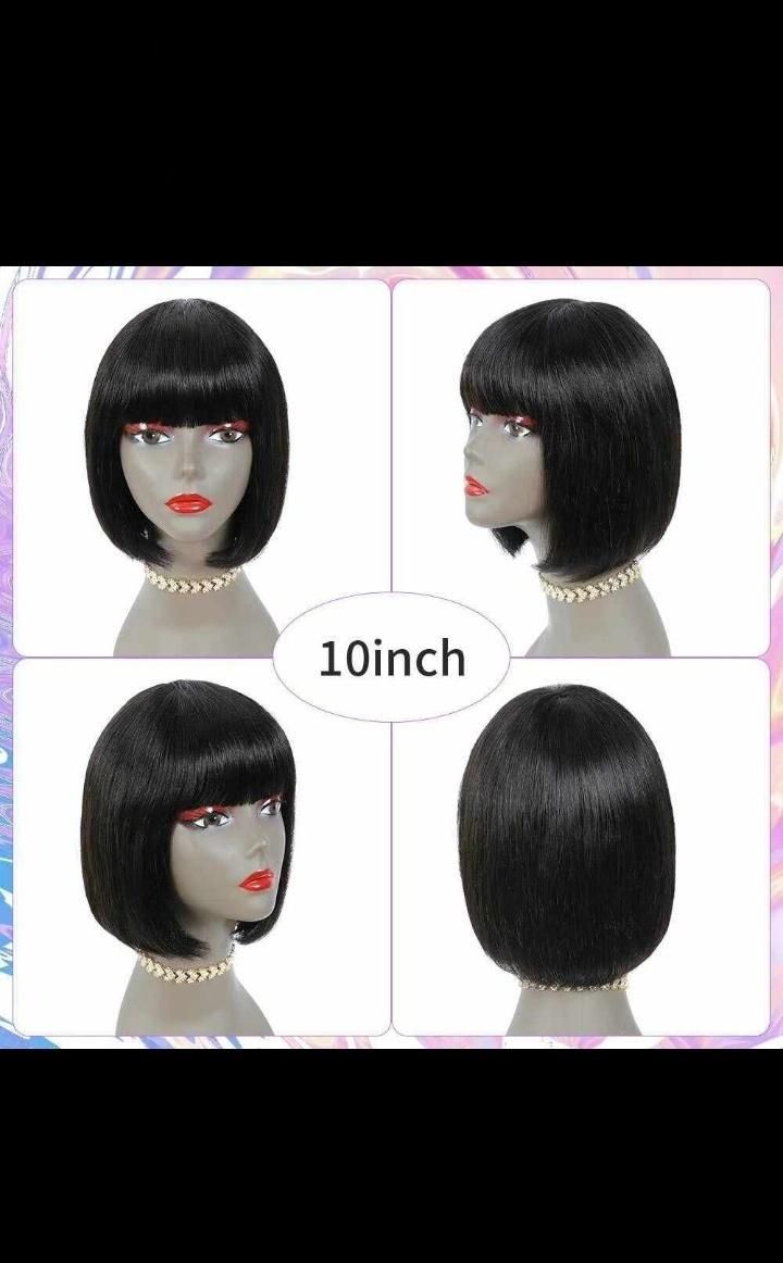 Factory Direct Sale Wholesale Price Wigs with Bang Hair Wigs