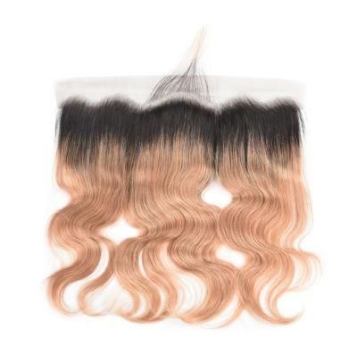 Ombre 1b/27 Body Wave Frontal Lace Closure with Baby Hair