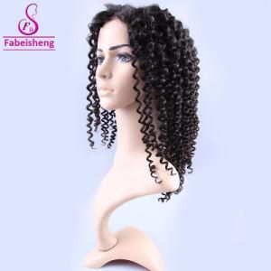 Top Selling 100%Brazilian Virgin Human Hair, Short Curly Full Lace Wig