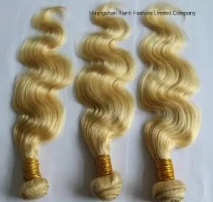 Light Color Natural Beautiful Virgin Hair Weft From Wig Factory