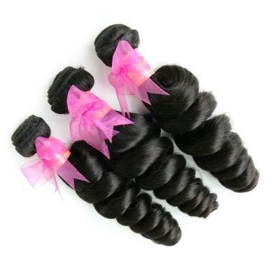 Brazilian Human Hair Weft Loose Wave Hair Bundles Remy Hair