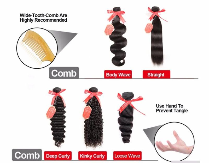 #613 Honey Blonde Bundles with Closure Brazilian Straight Remy Hair Extension Lace 100% Human Hair for Women