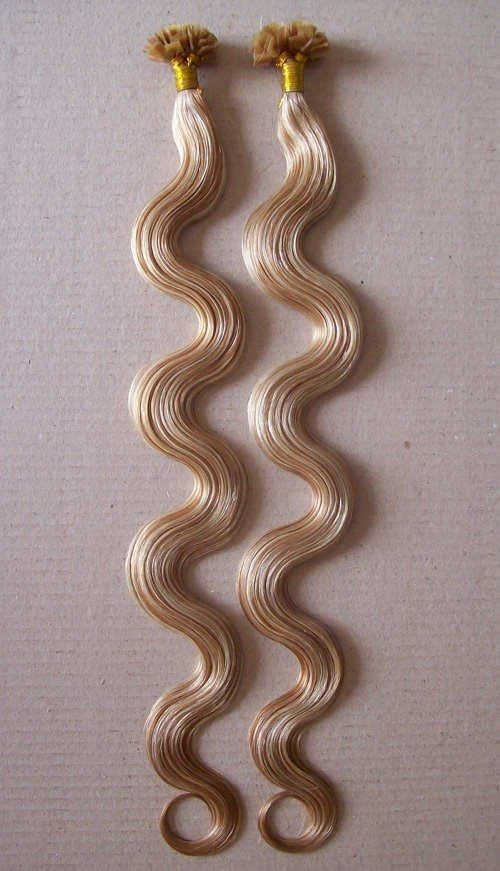 Remi Pre-Bonded Hair Extensions U Tip, I Tip, Flat Tip Curly