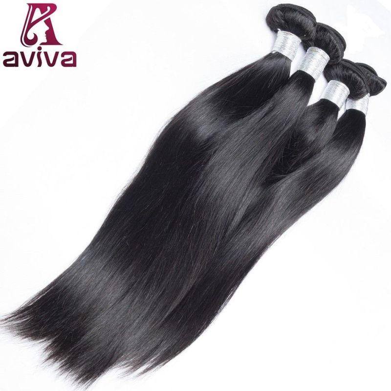 Peruvian Virgin Remy Hair Weave Natural Hair Straight Weave