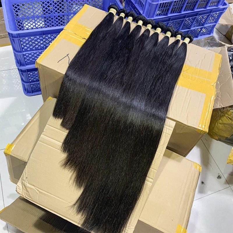 100% Natural Cuticle Aligned Wholesale Virgin Raw Indian Hair, Brazilian Hair Bundles, Cuticle Aligned Indian Virgin Hair Vendors