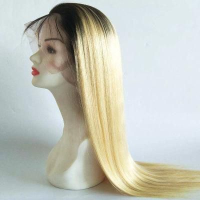 Vendor 613 Blonde 4X4 5X5 Inch Swiss Lace Front Human Hair Wigs 14 Inches in Human Hair
