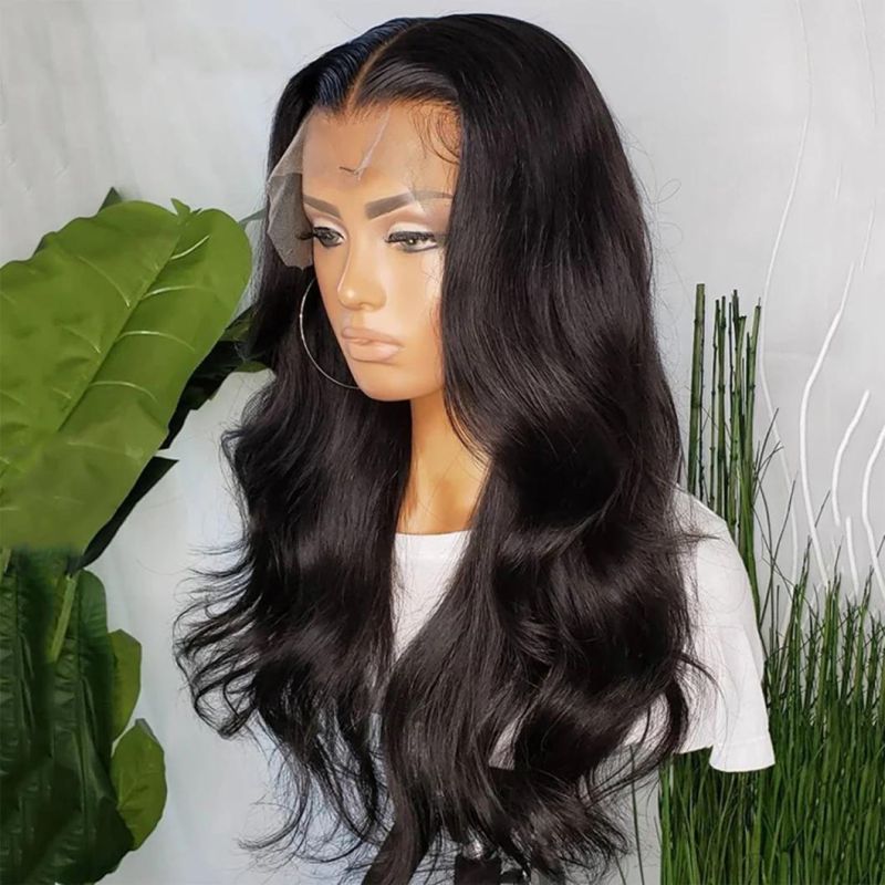 Highlight Colored Brazilian Body Wave Wigs 13X4 Lace Front Human Hair Wigs Pre-Plucked Virgin Hair Wigs for Women 30 Inches