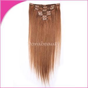 Peruvian Virgin Human Hair Extensions Clips in Hair Weft