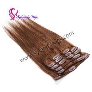 Free Shipping Remy Straight Clip in Human Hair Extension 9PC/Set