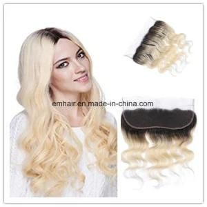 Hot Selling Wholesale Price Brazilian Hair Lace Frontal 13X4 Body Wave Brazilian Blond Ombre Hair Lace Closure