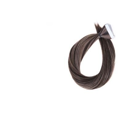 2.0g/PC 14&quot; Real Remy Skin Weft Adhesive Tape Human Hair for Woman Extension Full Cuticle PU Tape on Hair Extensions 40g
