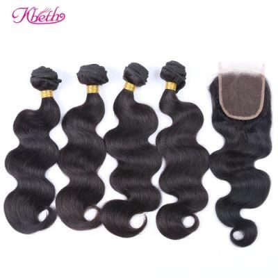 Kbeth Body Wave Bundle for Girls Gift Natural Black Unprocessed Virgin Malaysian Body Wavy Hair Bundles From China Factory