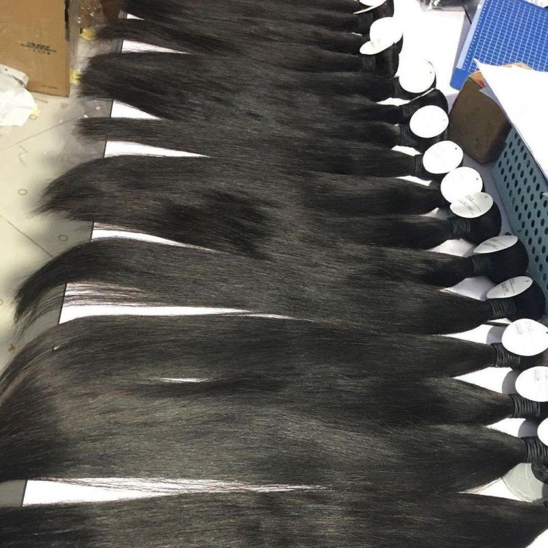 100% Human Virgin Silky Straight Brazilian Human Hair Wig