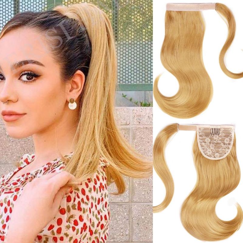 Hair Extension Heat Resistant Pony Tail Fake Hair
