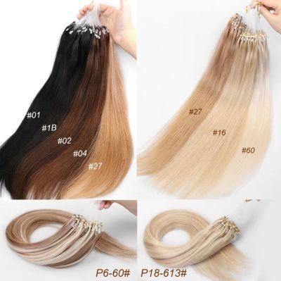 Micro Bead Hair Black Brown Blonde Micro Loop Hair Extensions