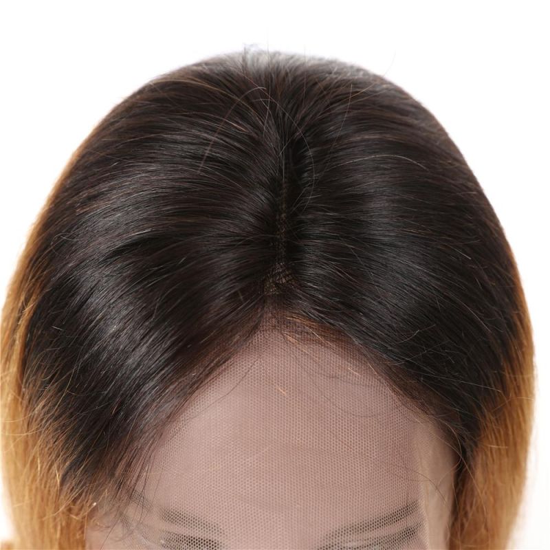 Brazilian Hair Black Blonde Color Bob Hair Wigs