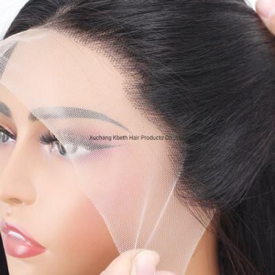 180 200 Density 13*4 Frontal Lace Wigs for Black Women HD Transparent Lace Wig with Baby Hair