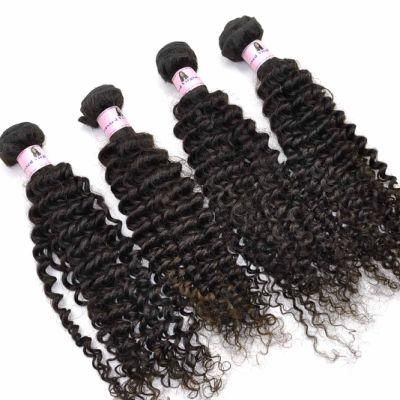 Grade 9A 100% Kinky Curl Virgin Indian Human Hair Extensions