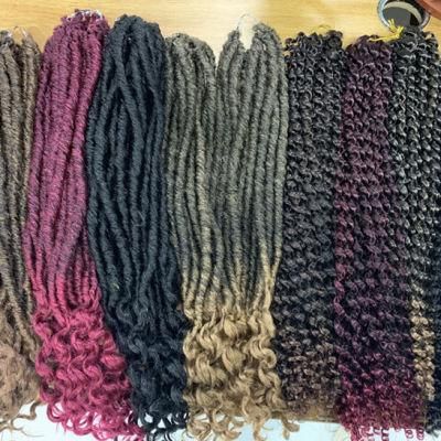 Cheap Price Synthetic Hair Extension Curly Pre Twisted Spring Braid