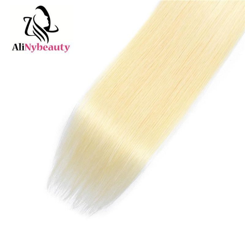 Alinybeauty 100% Virgin Blonde Hair Bundles Brazilian Hair Extensions