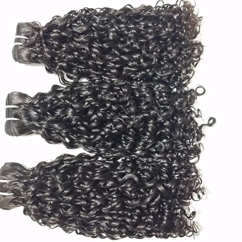 Wholesale Price Human Hair Unprocessed Remy Pixie Curl Hair Weaving