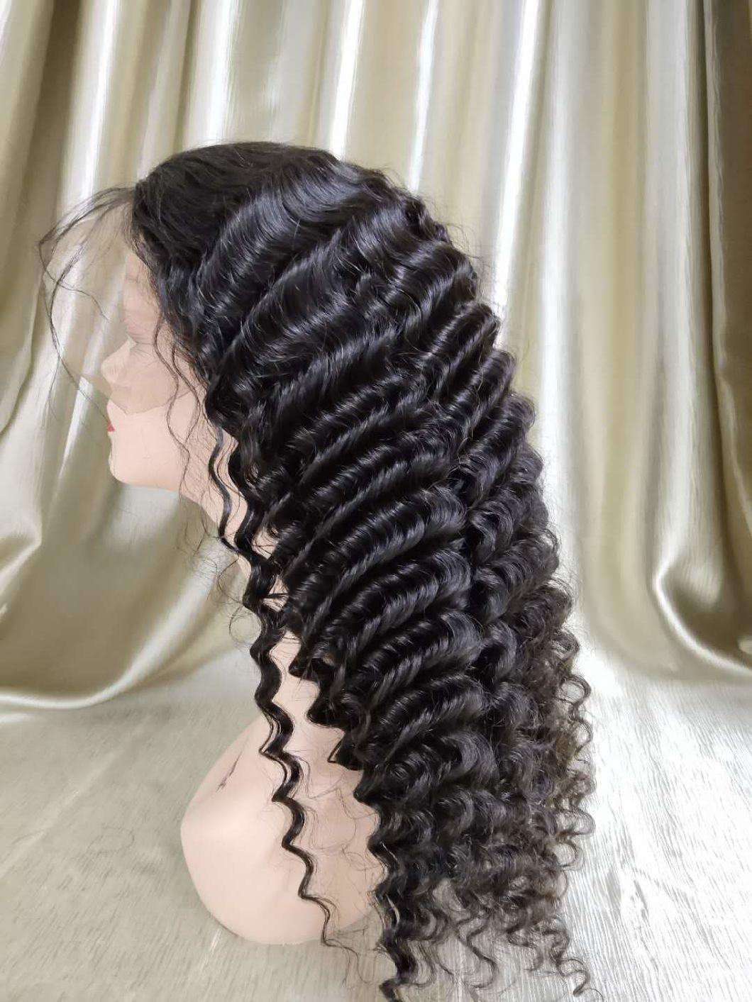 New Arrival 130% 150% 180% Density Human Hair Wig 13*4 Lace Frontal Wig Water Wave Pre-Plucked Wig for Black Women