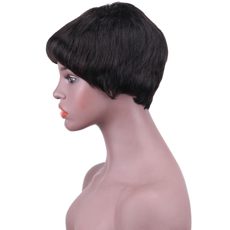 Classical Beauty Weave Short Lace Front Human Hair Wigs Brazilian Straight Bob Wig Pre Plucked Hairline with Baby Hair Lace Wigs