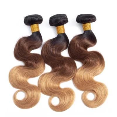 Color 1b/4/27 Peruvian Remy Hair Extension