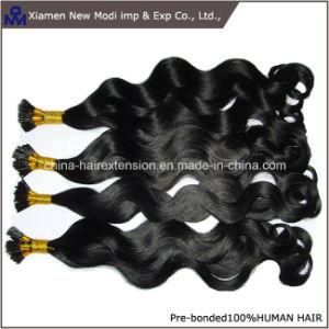 China Human Hair Extension Brazilian Virgin Pre Bonded Hair Extensions