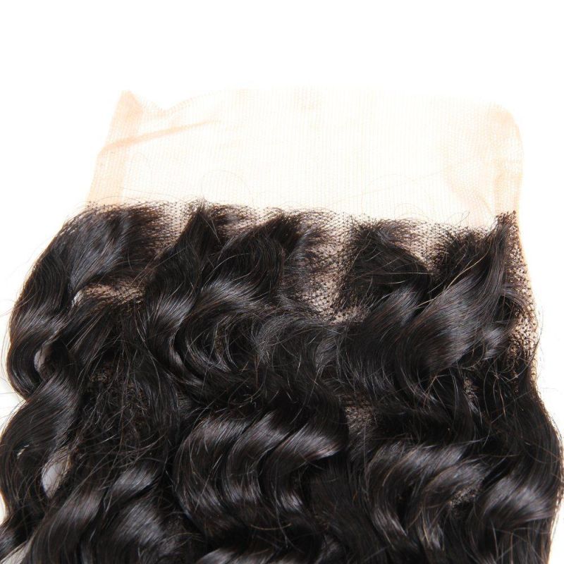 Deep Wave Remy Human 4*4 Free Parting Lace Closure