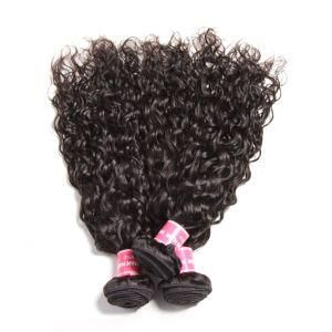 Real Human Hair Kinky Water Wave Hair Weave Bundles