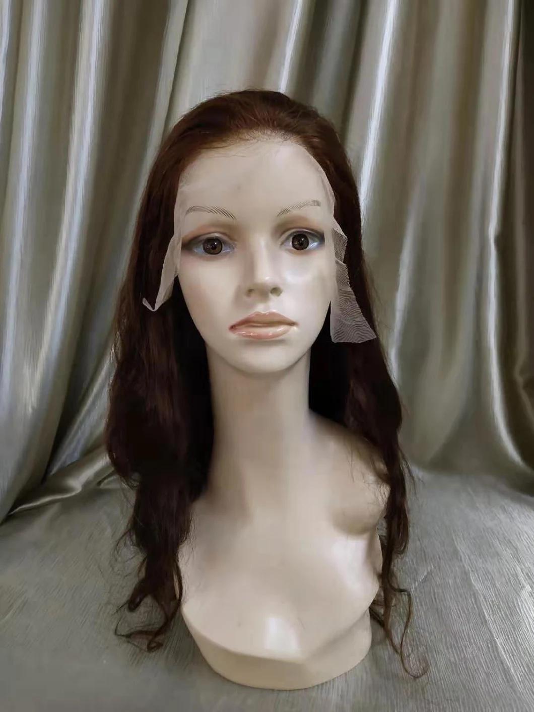 Brown Color Not Too Dark Color Human Hair Lace Wig