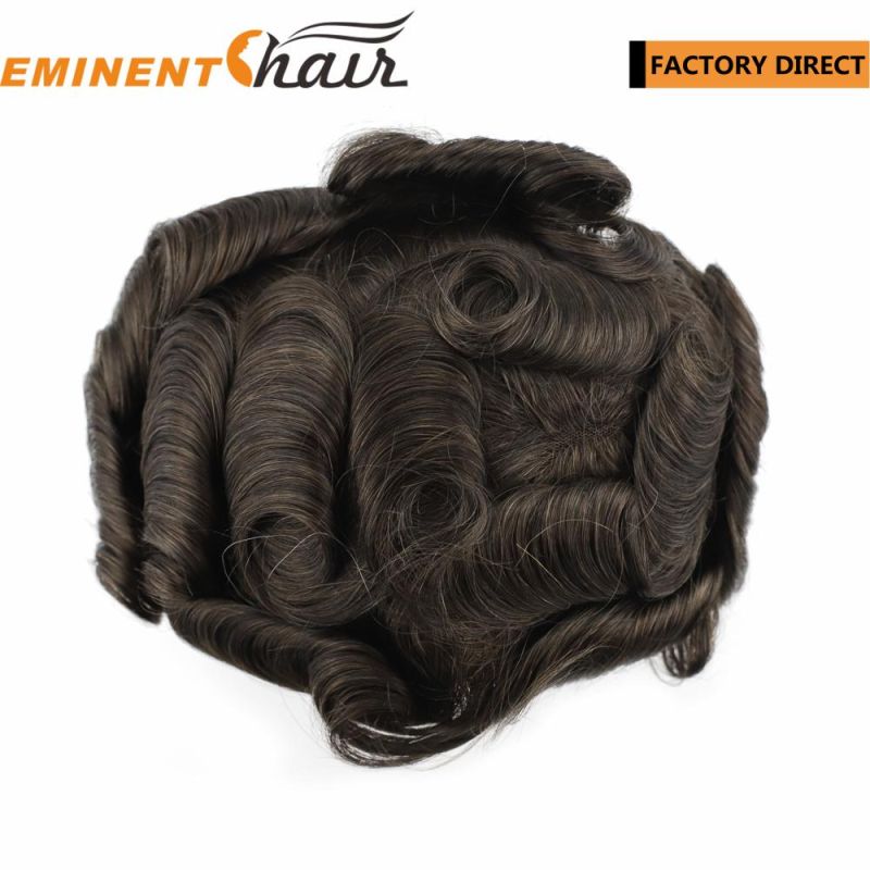 Factory Direct Human Hair Stock Lace Hairpiece