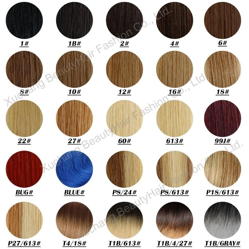 Thick Ends Double Drawn Russian Remy Human Hair Weft