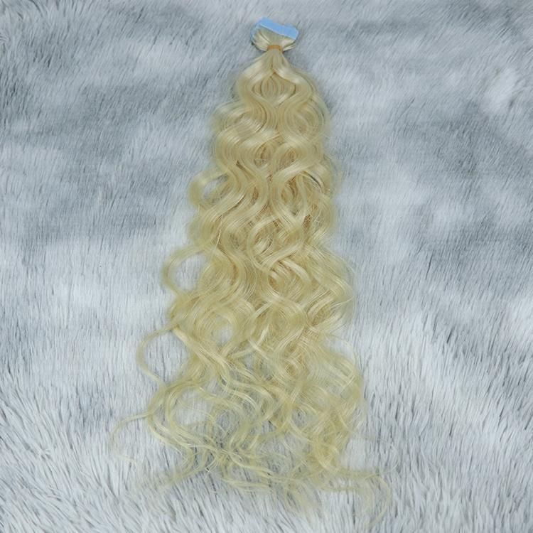 12A Virgin Unprocessed Hair Ombre Color Water Wavy Tape Hair Extension