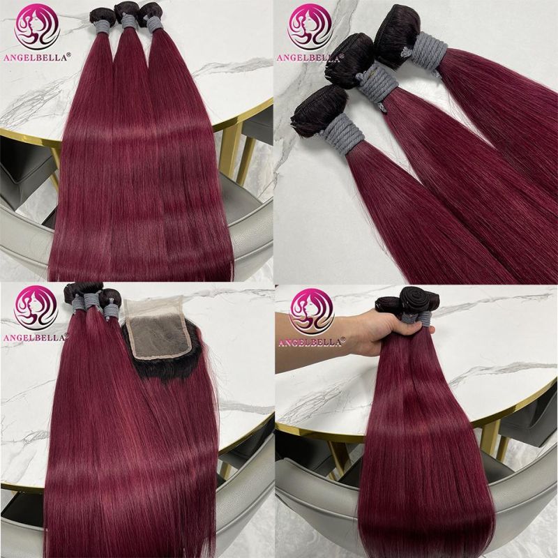 Angelbella Vendor New Raw Mink Brazilian Cuticle Aligned Double Drawn Remy Virgin Human Hair Weft Weave Bundles Hair Extension