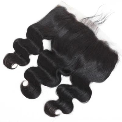 Brazilian Body Wave Lace Frontal with 13X4 Remy Human Hair Body Wave Frontal 13*4 Lace Frontal Closure with Baby Hair