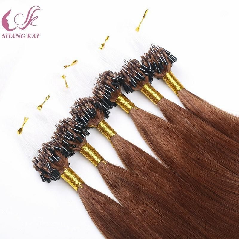 Prebonded Double Drawn Micro Loop Ring Virgin Human Hair