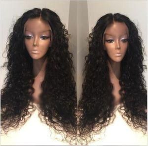 Water Wave Brazilian Virgin Human Hair Lace Wigs