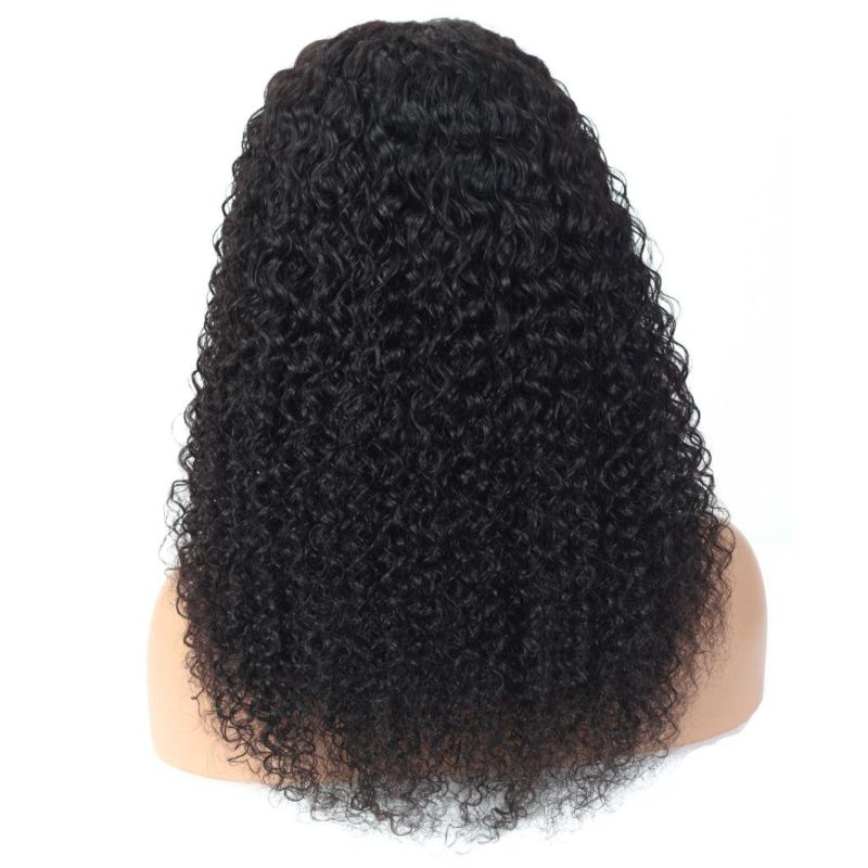 Kbeth Human Hair Wig for Congo Black Women Custom 200% Density Wigs in Stock Wholesale Price 100g 10A Mongolian Virgin Real Kinky Curly Lace Frontal Hair Wigs