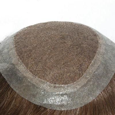 French Lace with Transparent Skin Human Hair Wig